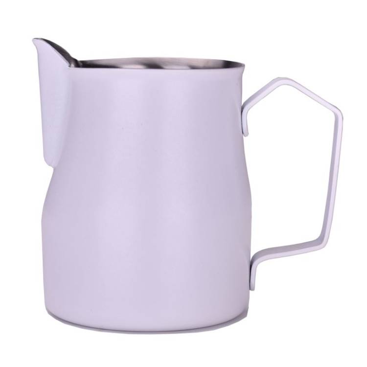 AUFSCHÄUMKÄNNCHEN | 0,50 LTR. | WEISS - MIT TÜLLE | VON JOE FREX