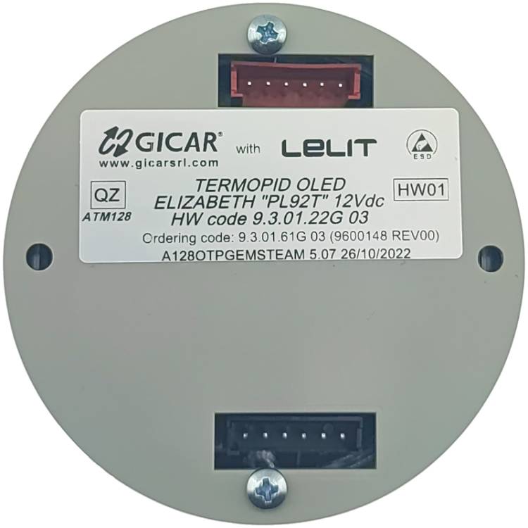 LCC-PID DISPLAY | GICAR 9.3.01.61G 03 OLED 12Vdc | FÜR LELIT ELIZABETH ( PL92T )
