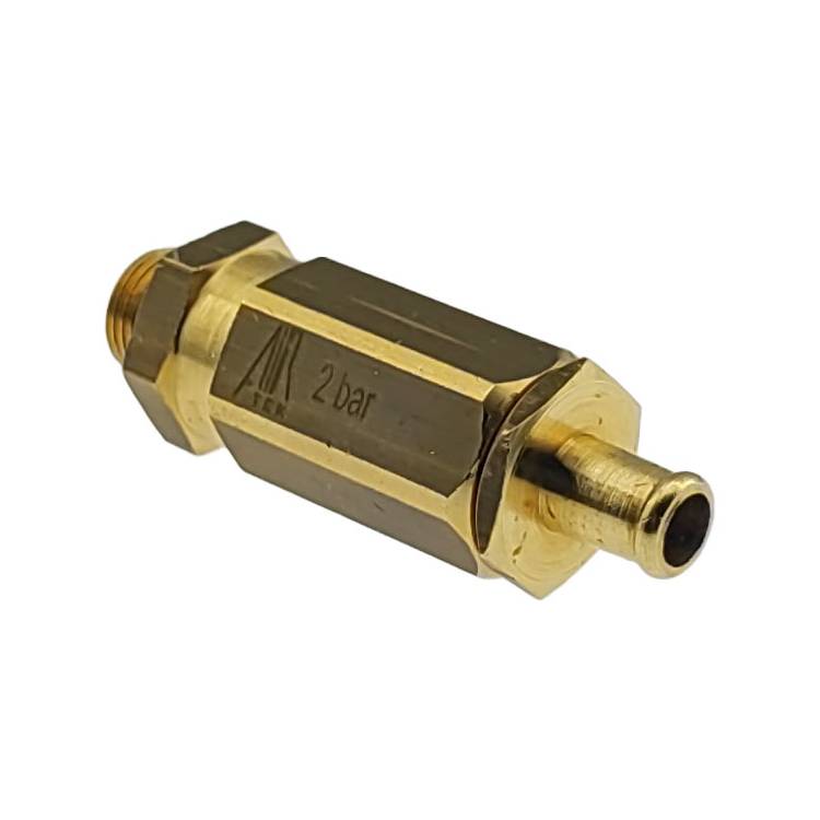 SICHERHEITSVENTIL 2BAR | 1/8" - 7 mm MIT TÜLLE | MESSING | MIT SCHLAUCHTÜLLE | FÜR LELIT MARA ( PL62 )