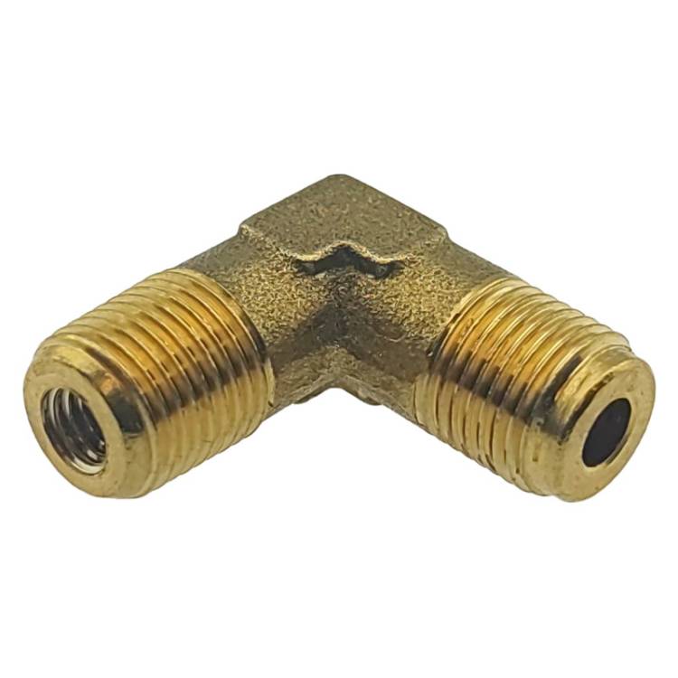 EINSCHRAUB-VERSCHRAUBUNG 90° - L-ANSCHLUSS  | WÄRMETAUSCHER | M5 - 1/8"Ax1/8"A | FÜR BEZZERA BZ35 - BZ40 - PRO-EXPRESS