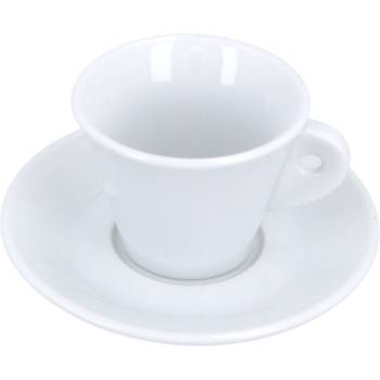 CAPPUCCINOTASSE MIT TELLER | 150 ml | WEISS | SERIE TRIESTE