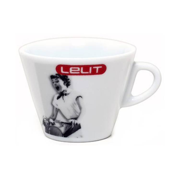 CAPPUCCINOTASSE MIT TELLER | 190 ml | WEISS | VON LELIT