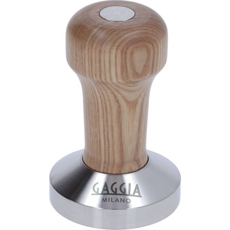 ESPRESSO TAMPER | ø 58 mm - FLACH | AUS HOLZ + EDELSTAHL | VON GAGGIA