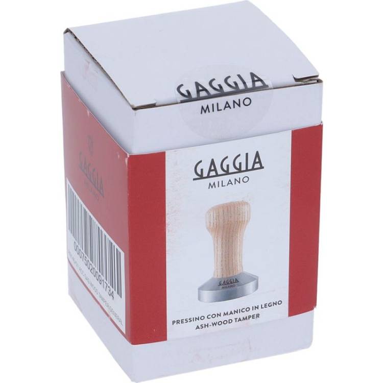 ESPRESSO TAMPER | ø 58 mm - FLACH | AUS HOLZ + EDELSTAHL | VON GAGGIA