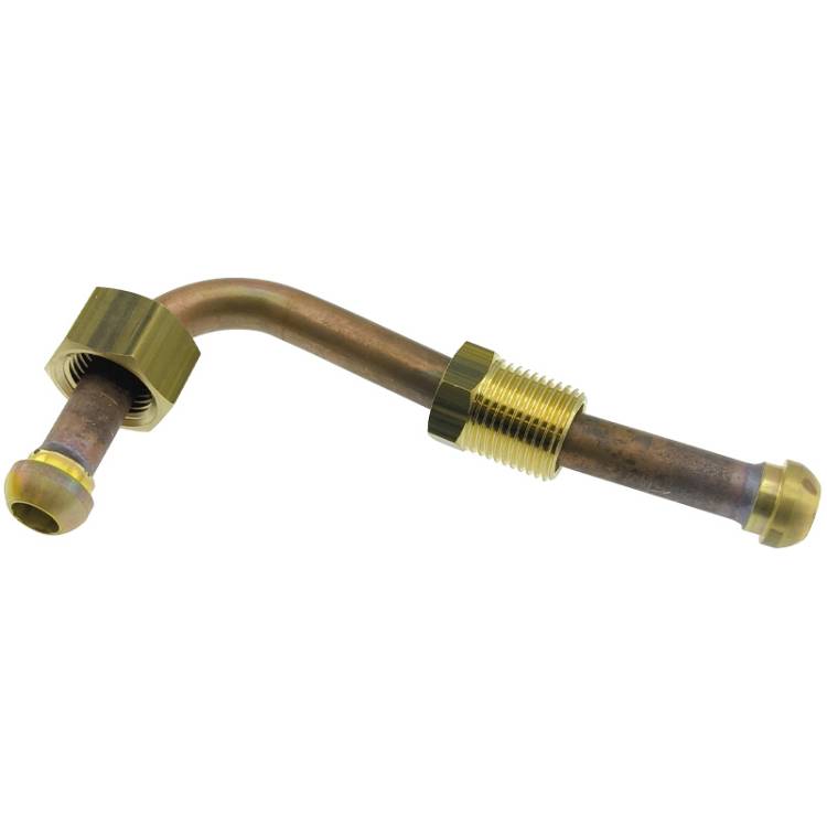 KUPFERROHR | EINGANG - BRÜHGRUPPE 1/2" | LINKS - 2 GRUPPIG 8 LITER KESSEL | FÜR BFC