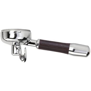 SIEBTRÄGER SMOKED OAK | 2 TASSEN | VERCHROMT - GRIFF...