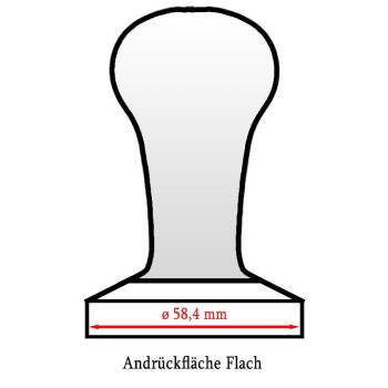 ESPRESSO TAMPER HERITAGE MIT SPACER | ø 58,4 mm -...