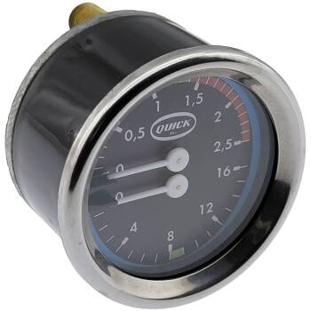 MANOMETER DOPPELSKALA | ø 60 mm | 1/8" -...