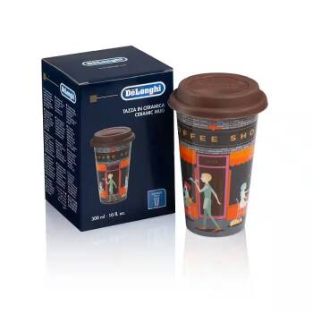 KERAMIK-THERMOBECHER DOPPELWANDIG | 300 ml | COFFEE SHOP...