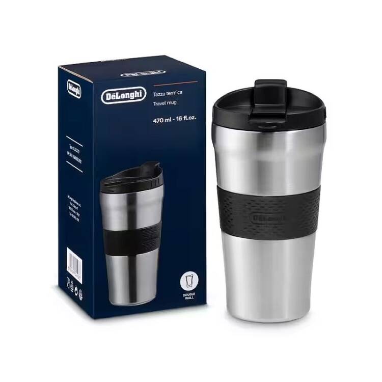 THERMOBECHER DOPPELWANDIG AUS EDELSTAHL | 470 ml | VON DELONGHI